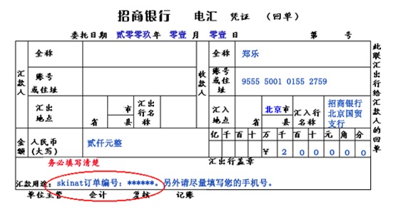 个人电汇