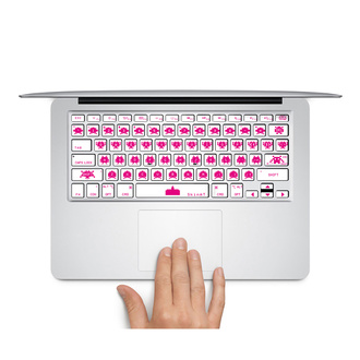 天空侵略者(红) macbook 键盘贴