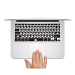 天空侵略者(黑) macbook 键盘贴
